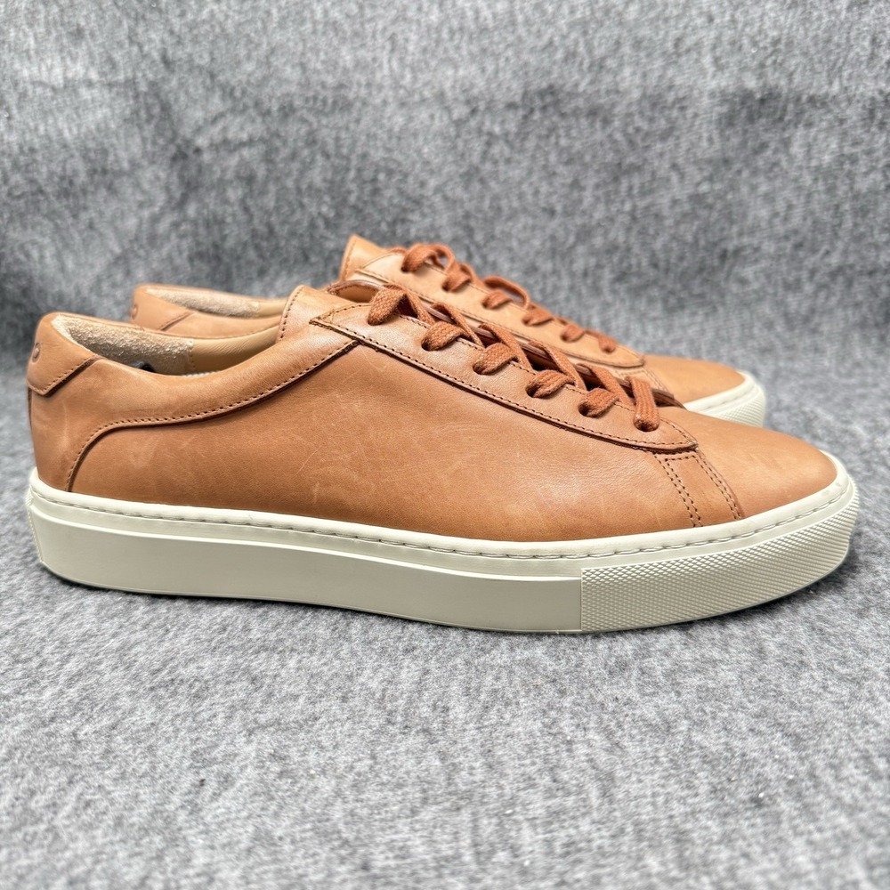 Koio Capri Castagna Tan Leather Low‎ Top Sneakers EU 40 US 7W 8.5M Made Italy